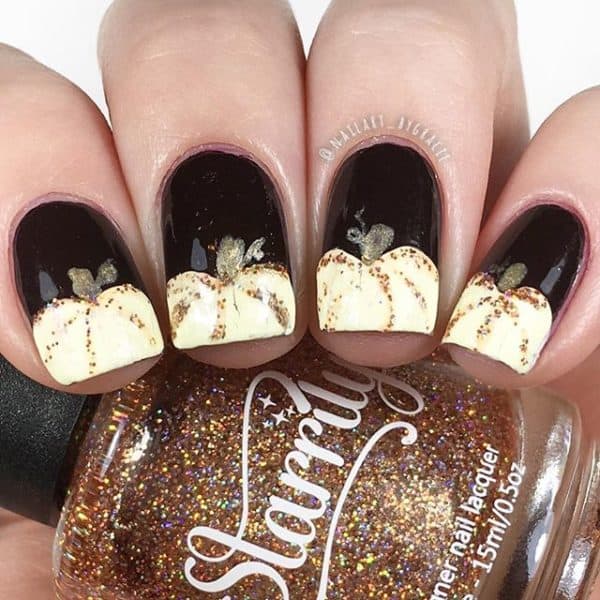 Pumpkin Nails That Are Just Great For Halloween And This Fall