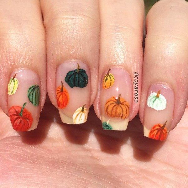 Pumpkin Nails That Are Just Great For Halloween And This Fall ALL FOR