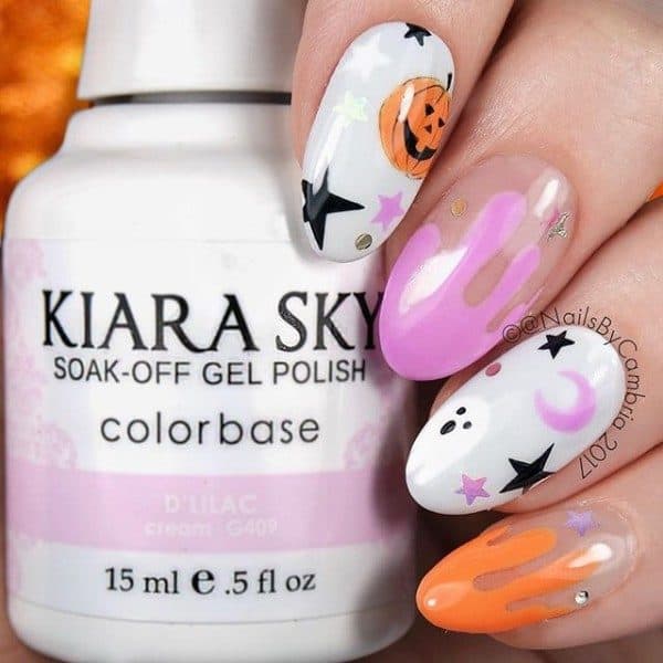 Pumpkin Nails That Are Just Great For Halloween And This Fall