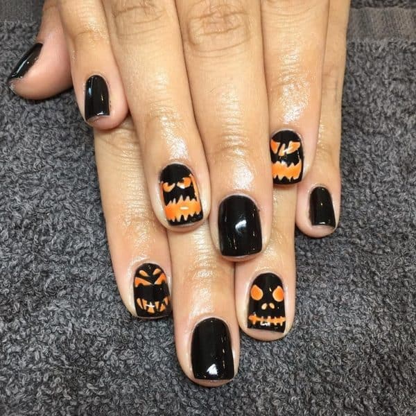 Pumpkin Nails That Are Just Great For Halloween And This Fall