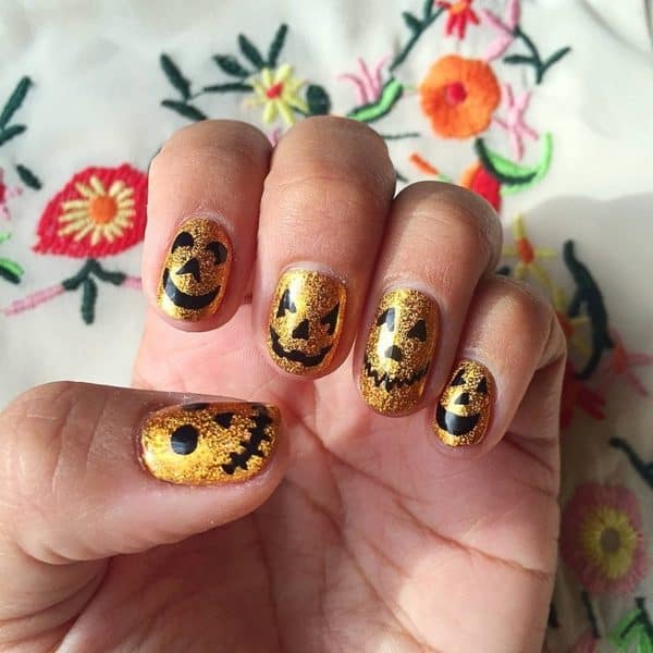 Pumpkin Nails That Are Just Great For Halloween And This Fall