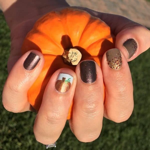 Pumpkin Nails That Are Just Great For Halloween And This Fall