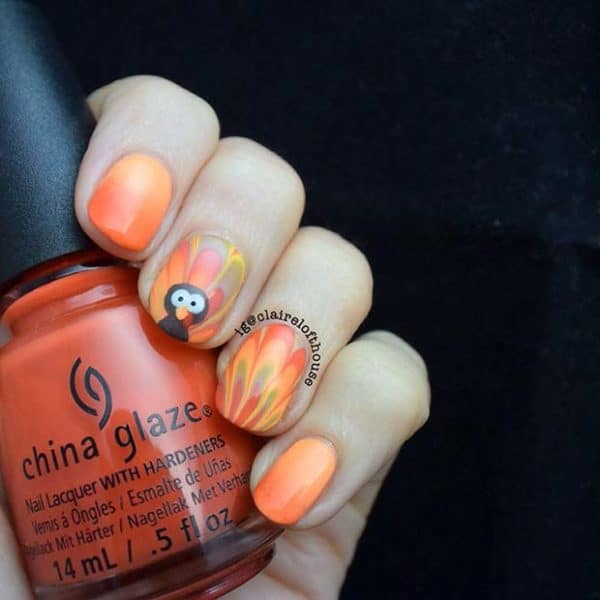 Attention Grabbing Thanksgiving Nails That You Have To Copy Now