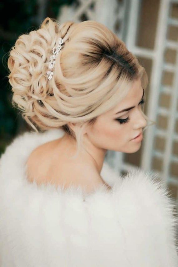 Whimsical Winter Wedding Hairstyle Ideas That Will Leave
