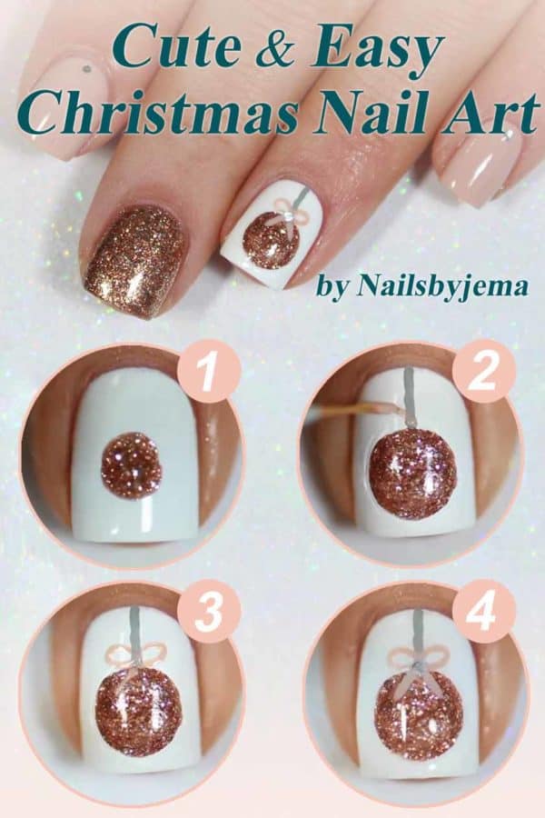 Joyous Christmas Nails Tutorials To Cherish The Holidays