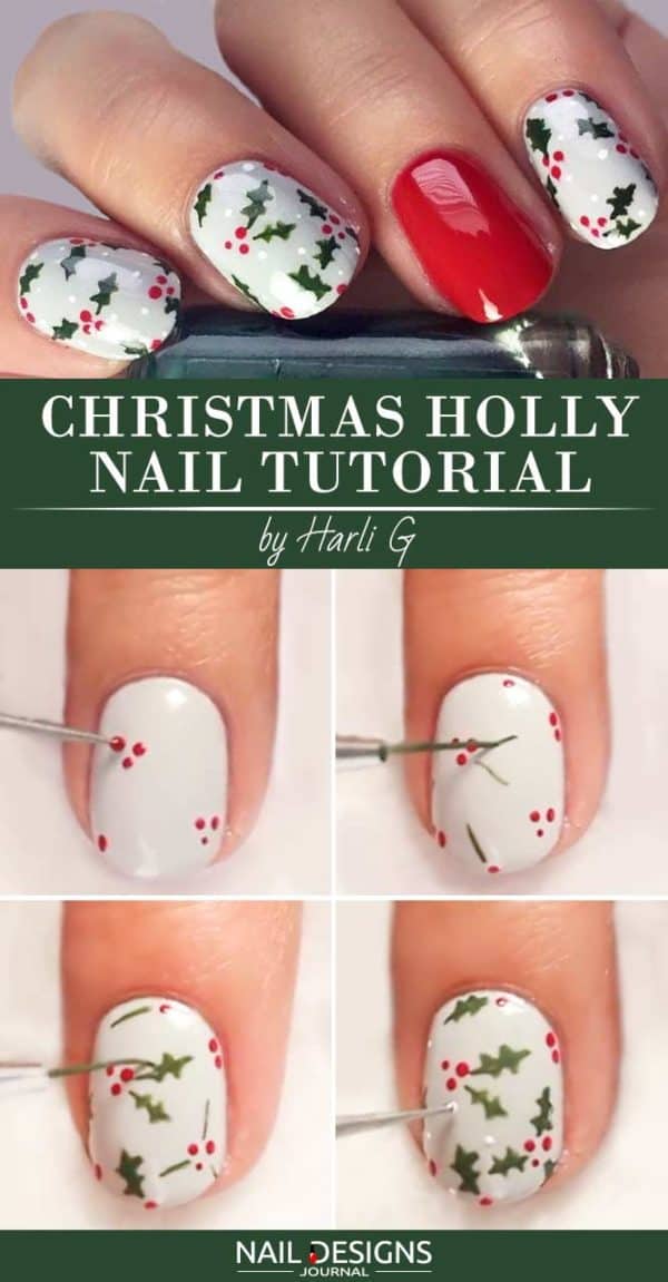 Joyous Christmas Nails Tutorials To Cherish The Holidays