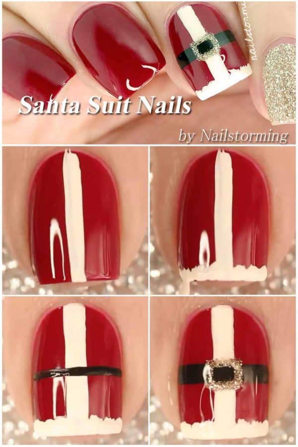 Joyous Christmas Nails Tutorials To Cherish The Holidays