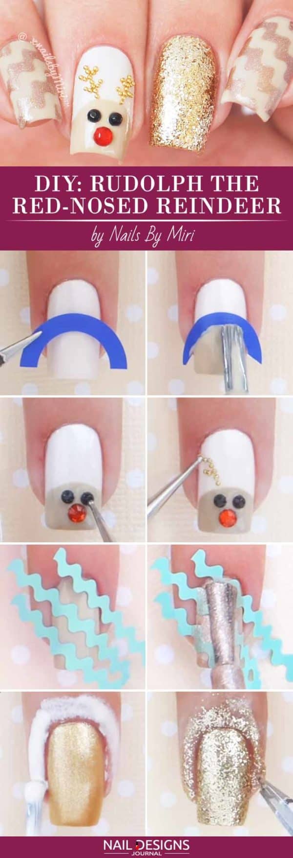 Joyous Christmas Nails Tutorials To Cherish The Holidays