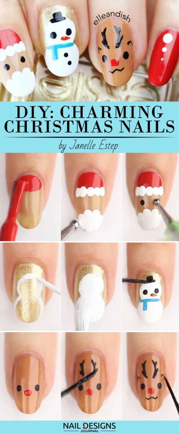 Joyous Christmas Nails Tutorials To Cherish The Holidays