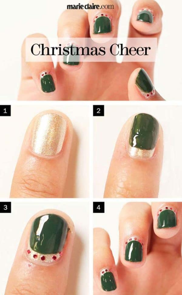 Joyous Christmas Nails Tutorials To Cherish The Holidays