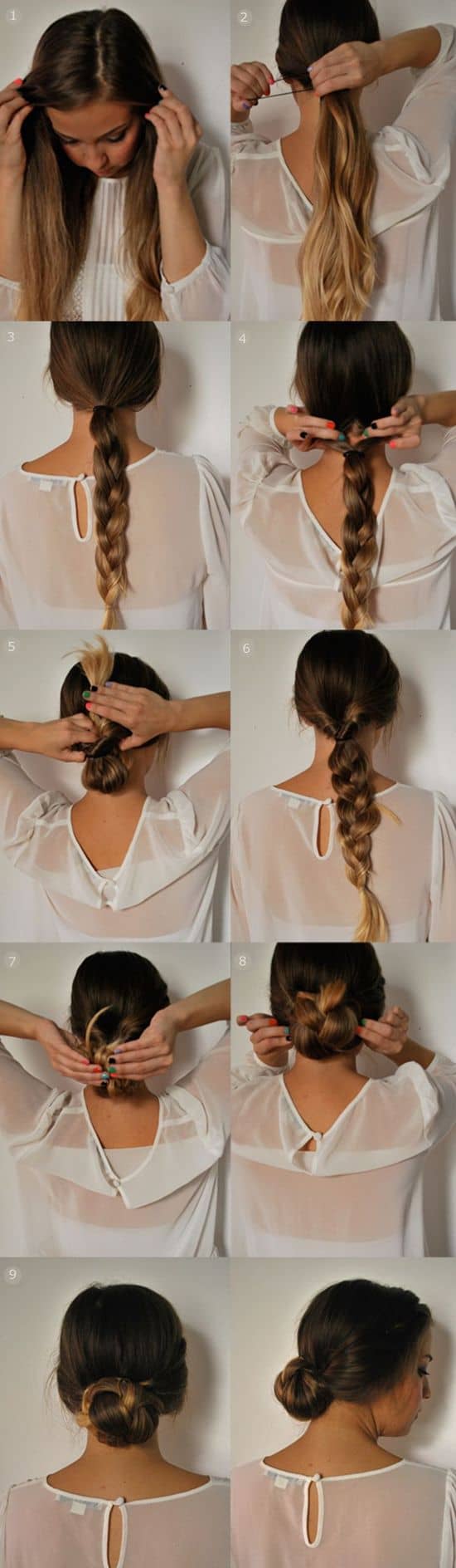 Awesome Hairstyle Tutorials That You Can Do In Less Than 5 Minutes