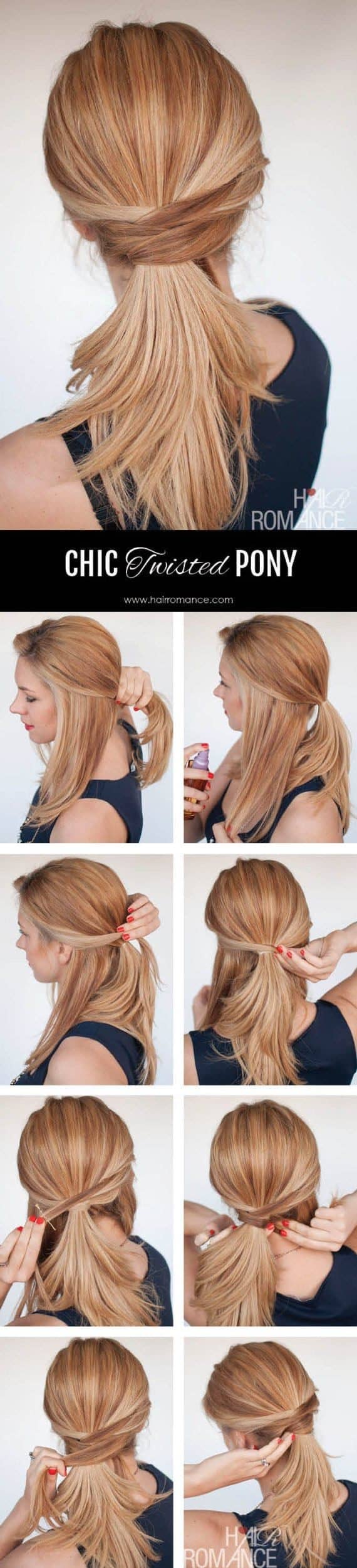 Awesome Hairstyle Tutorials That You Can Do In Less Than 5 Minutes