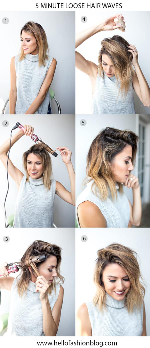 Awesome Hairstyle Tutorials That You Can Do In Less Than 5 Minutes