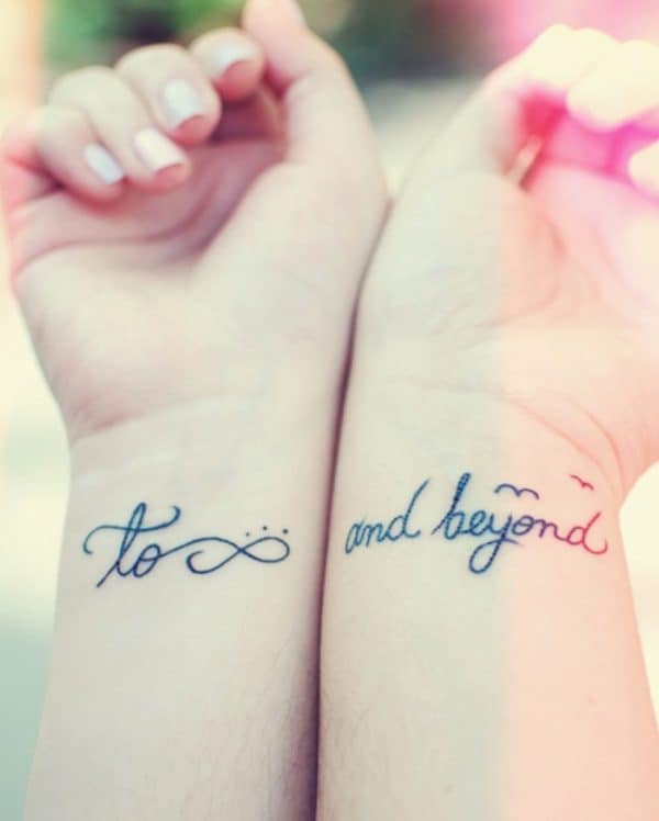 Matching Friendship Tattoos To Show Your Love For One Other