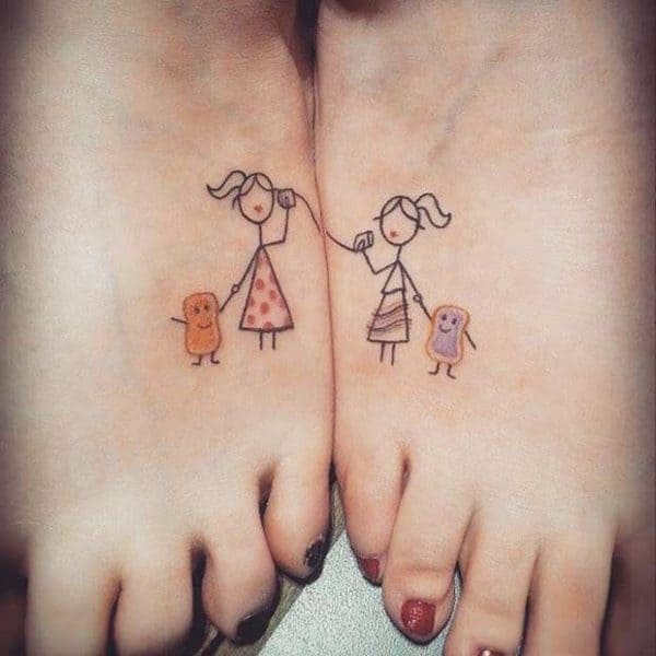 Matching Friendship Tattoos To Show Your Love For One Other