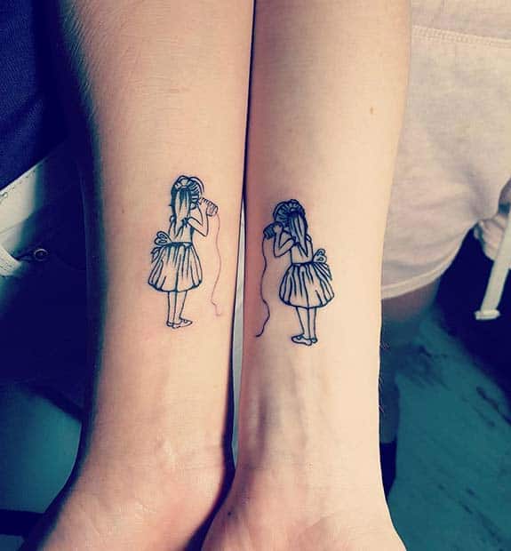 Matching Friendship Tattoos To Show Your Love For One Other