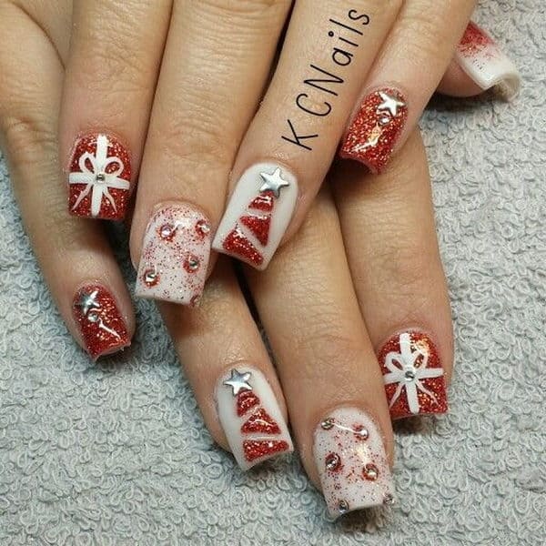 Festive 3D Christmas Nails That Will Impress You ALL FOR FASHION DESIGN