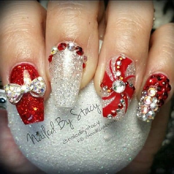 Festive 3D Christmas Nails That Will Impress You