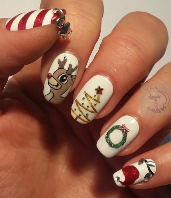 Festive 3D Christmas Nails That Will Impress You
