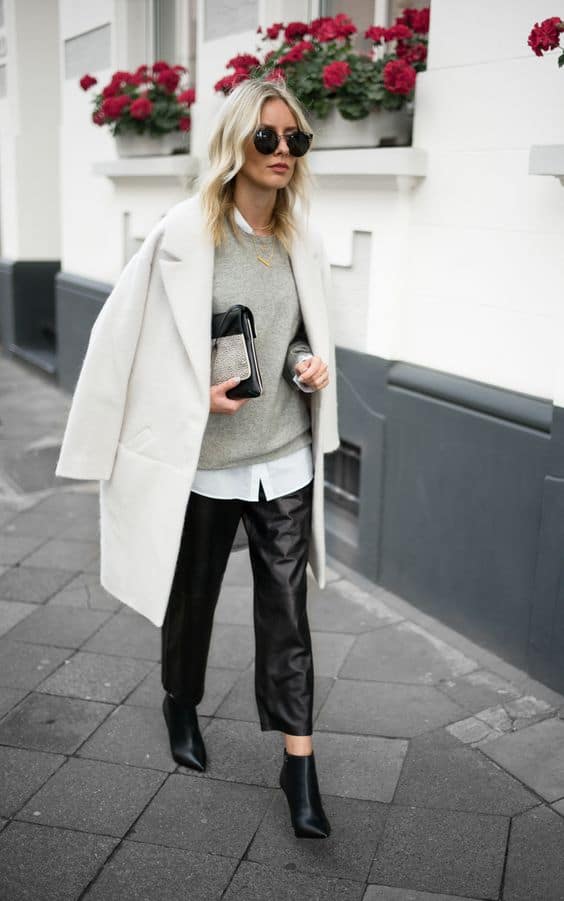 Stylish Leather Pants Outfits That Are Wonderful For This Winter