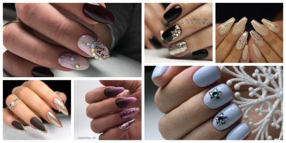 Sparkly New Year's Nails - wide 7