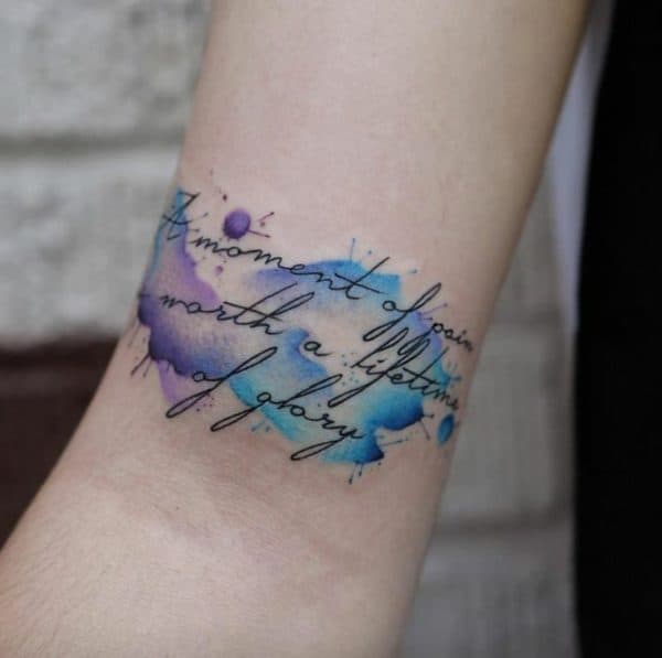 Dreamy Watercolor Tattoos That Will Add Colors To Your Life