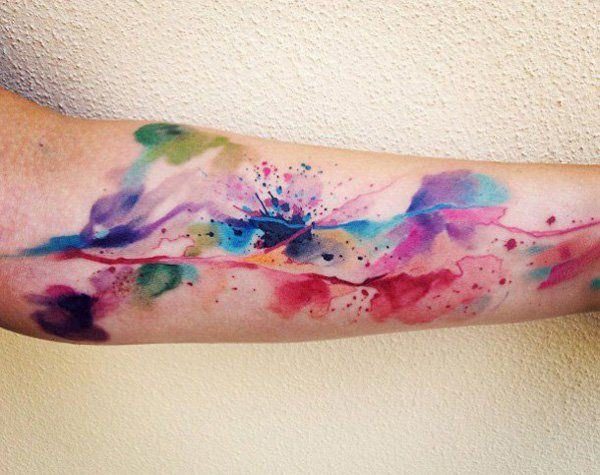 Dreamy Watercolor Tattoos That Will Add Colors To Your Life