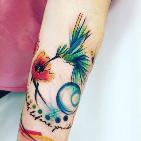 Dreamy Watercolor Tattoos That Will Add Colors To Your Life