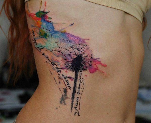 Dreamy Watercolor Tattoos That Will Add Colors To Your Life