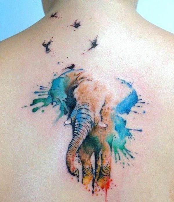 Dreamy Watercolor Tattoos That Will Add Colors To Your Life