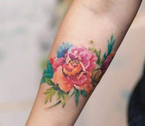 Dreamy Watercolor Tattoos That Will Add Colors To Your Life