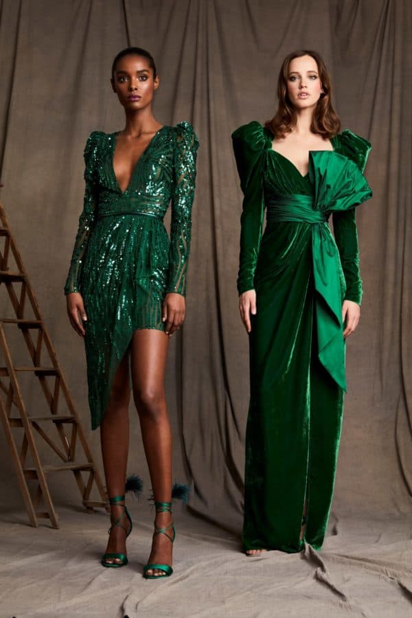 zuhair murad green dress