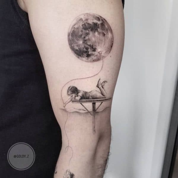 Splendid Moon Tattoos That Both Men And Women Would Like To Get