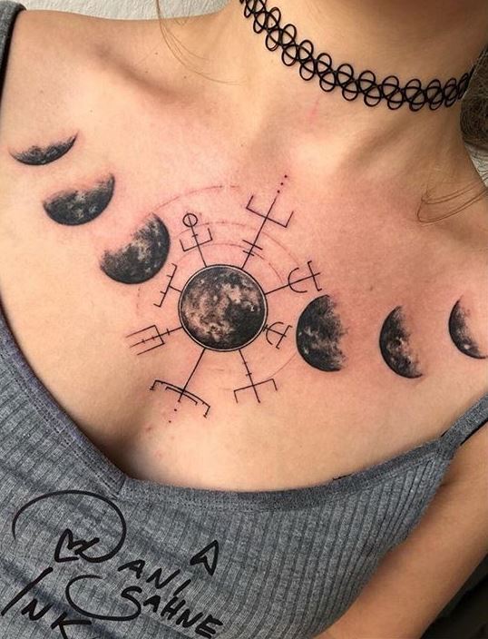 Splendid Moon Tattoos That Both Men And Women Would Like To Get