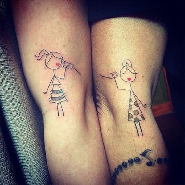 Pretty Mother And Daughter Tattoos That Will Warm Your Hearts