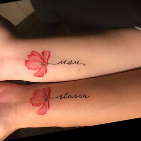 Pretty Mother And Daughter Tattoos That Will Warm Your Hearts - ALL FOR