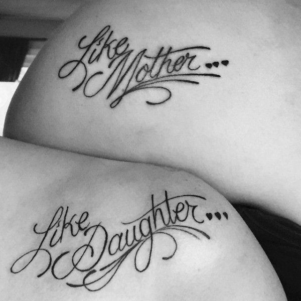 Pretty Mother And Daughter Tattoos That Will Warm Your Hearts