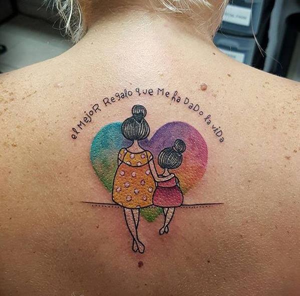 Pretty Mother And Daughter Tattoos That Will Warm Your Hearts