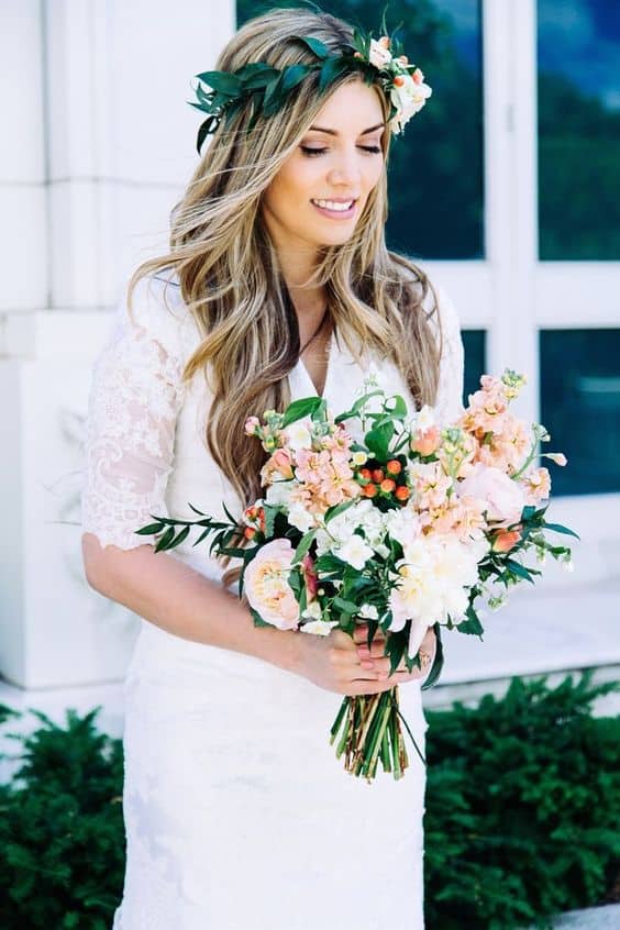 Floral Hairstyles That Are Just Perfect For Your Spring Wedding