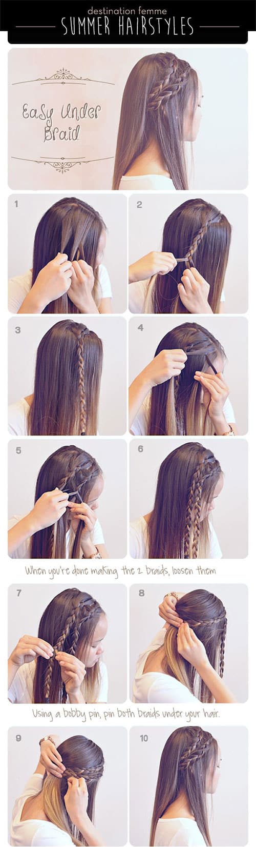 Pretty Hair Tutorials For Teen Girls That Are Easy To Make