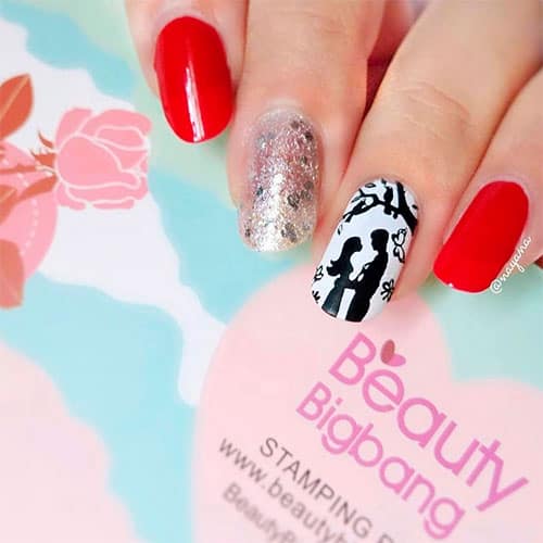 Romantic Valentines Day Nails That Will Make Your Heart Pound