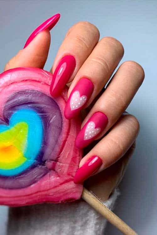 Romantic Valentines Day Nails That Will Make Your Heart Pound