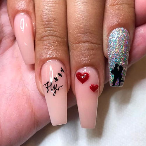 Romantic Valentines Day Nails That Will Make Your Heart Pound