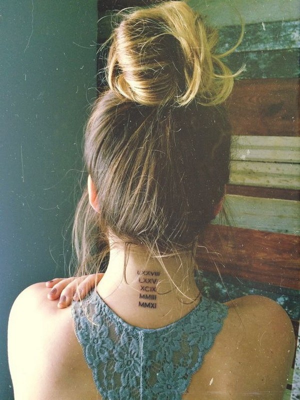 Attractive Back Neck Tattoos For Women That Will Make You Say Wow