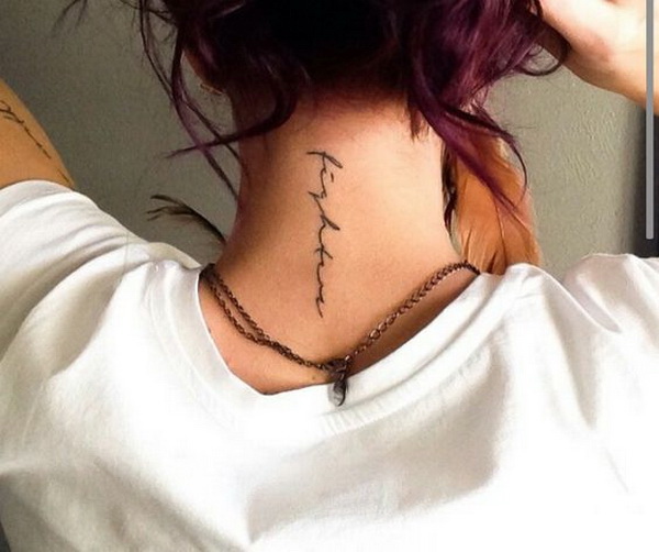 Attractive Back Neck Tattoos For Women That Will Make You Say Wow