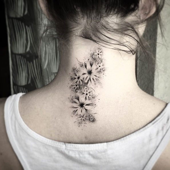 Attractive Back Neck Tattoos For Women That Will Make You Say Wow