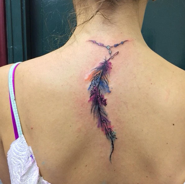 Attractive Back Neck Tattoos For Women That Will Make You Say Wow