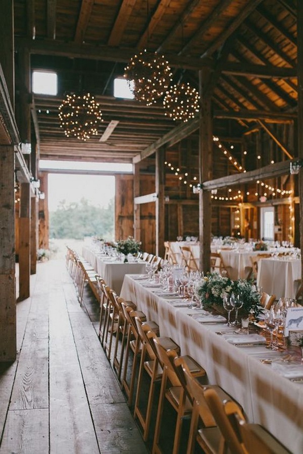 Beautiful Barn Wedding Decorations That You Are Going To Love