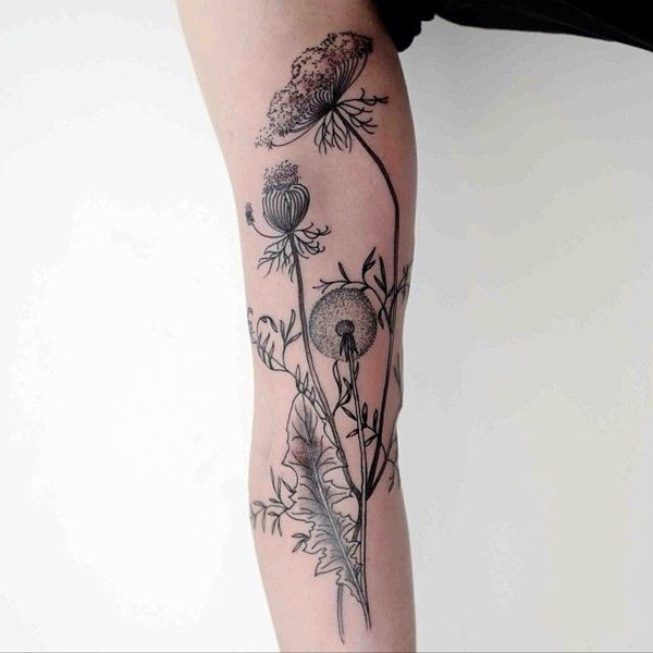 Dreamy Dandelion Tattoos That You Would Like To Get