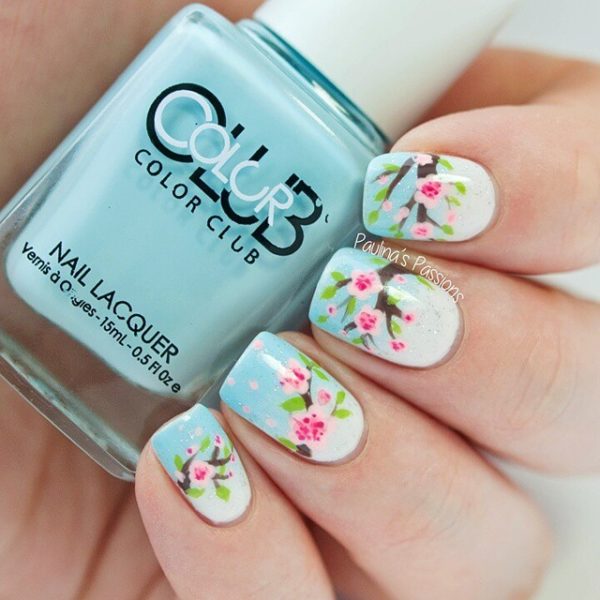 Stupendous Floral Nails Designs That Will Enchant You This Spring